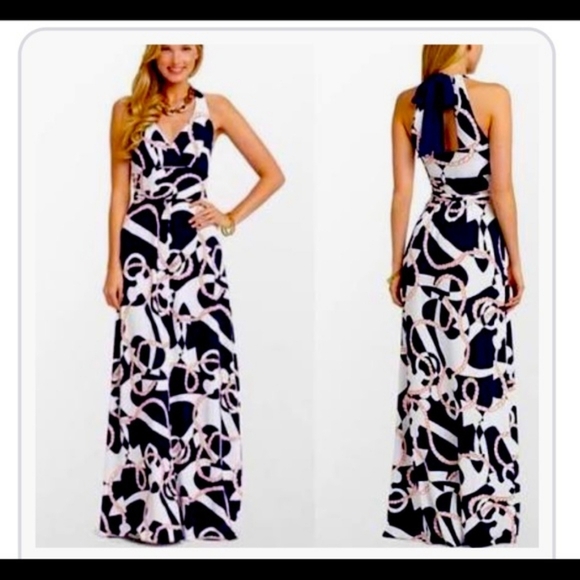 Lilly Pulitzer Dresses & Skirts - Lilly Pulitzer Nautical Maxi Dress SZ S.  FL